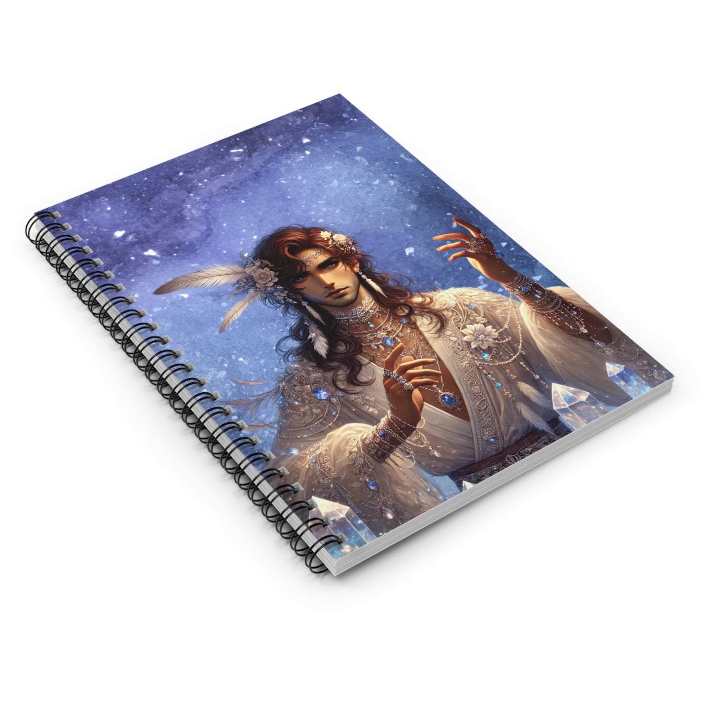 Stelios Spiral Notebook – Mystical Journal for Creativity & Intentions