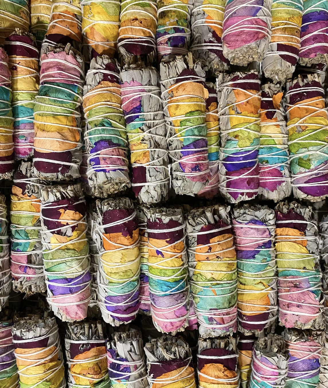 7 Chakra Rose Smudge Stick – Energy Cleansing & Balance